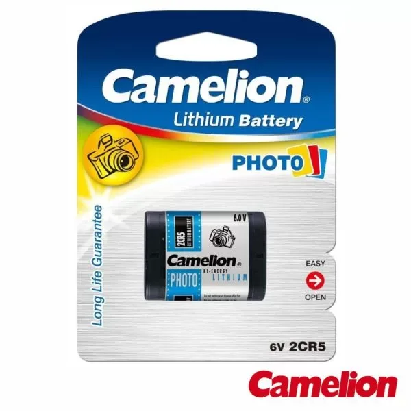 Pilha Lithium - 2CR5 6V - 1x Blister - CAMELION