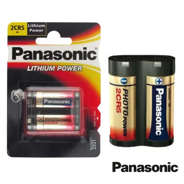 Pilha Lithium - 2CR5 6V - PANASONIC