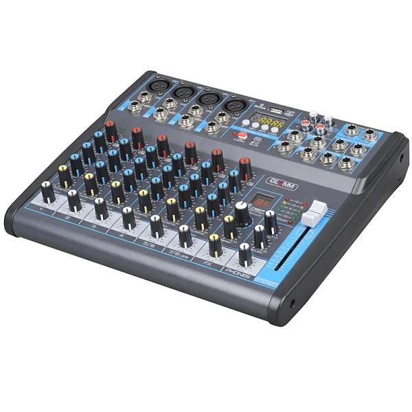 Mesa Mistura 8 Canais - USB / BLUETOOTH / DSP - GLEMM - Image 2