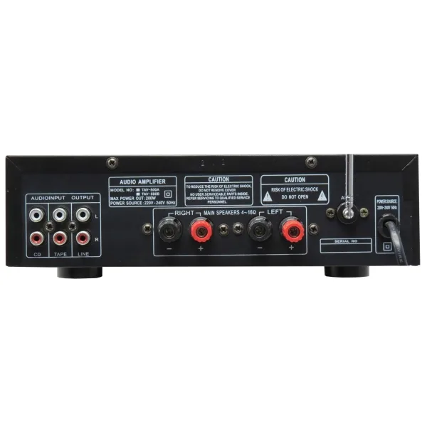 Amplificador Áudio KARAOKE 2x 50W - USB / SD / FM / BLUETOOTH - KARMA - Image 2