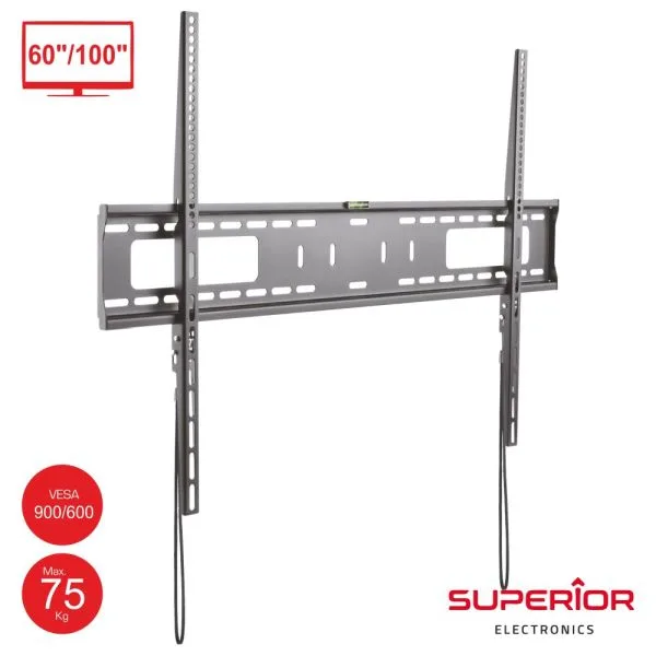 Suporte LCD-LED - 60" a 100" / 75KG / VESA até 900x400 - SUPERIOR