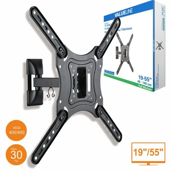 Suporte LCD-LED - 19" a 55" / 30KG / VESA até 400x400 - VALUELINE