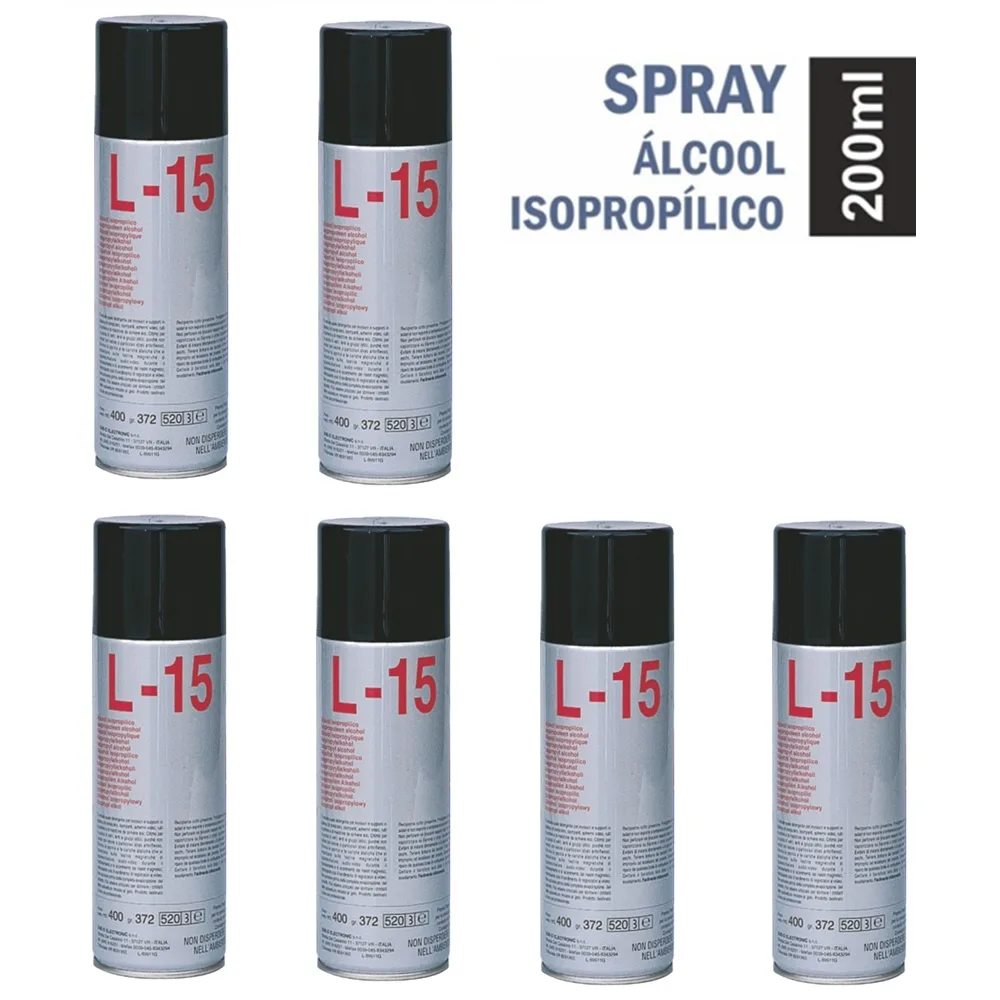 Álcool Isopropílico Spray - 200ml / 6 UNID - DUE-Ci
