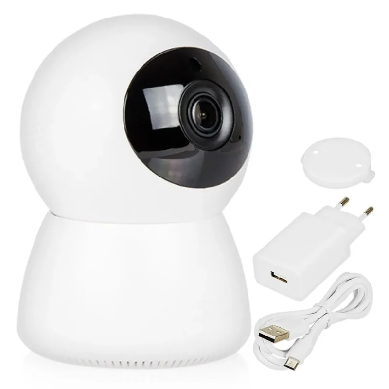 Câmara Vigilância - WIFI / IP RJ45 / MIC / Rotativa / 1080P - PROPREMIUM