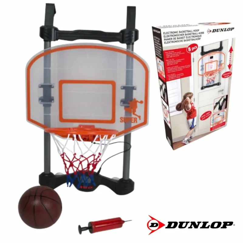Cesto de Basquetebol Electrónico - Idade 5+ / Luz e Música - DUNLOP