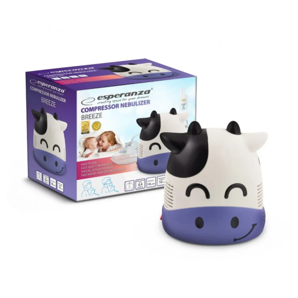 Inalador Nebulizador de Aerossóis KIDS - Seguro / Indolor - ESPERANZA