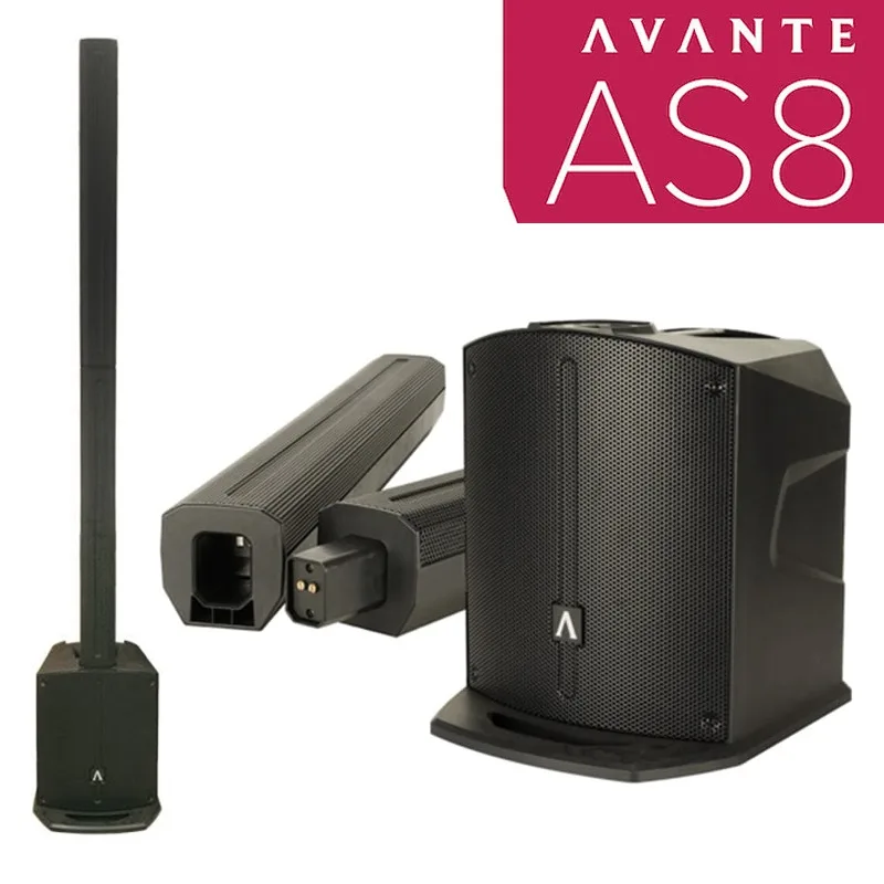 Conjunto Som Amplificado 800W - Subwoofer 8" / BT - AVANTE