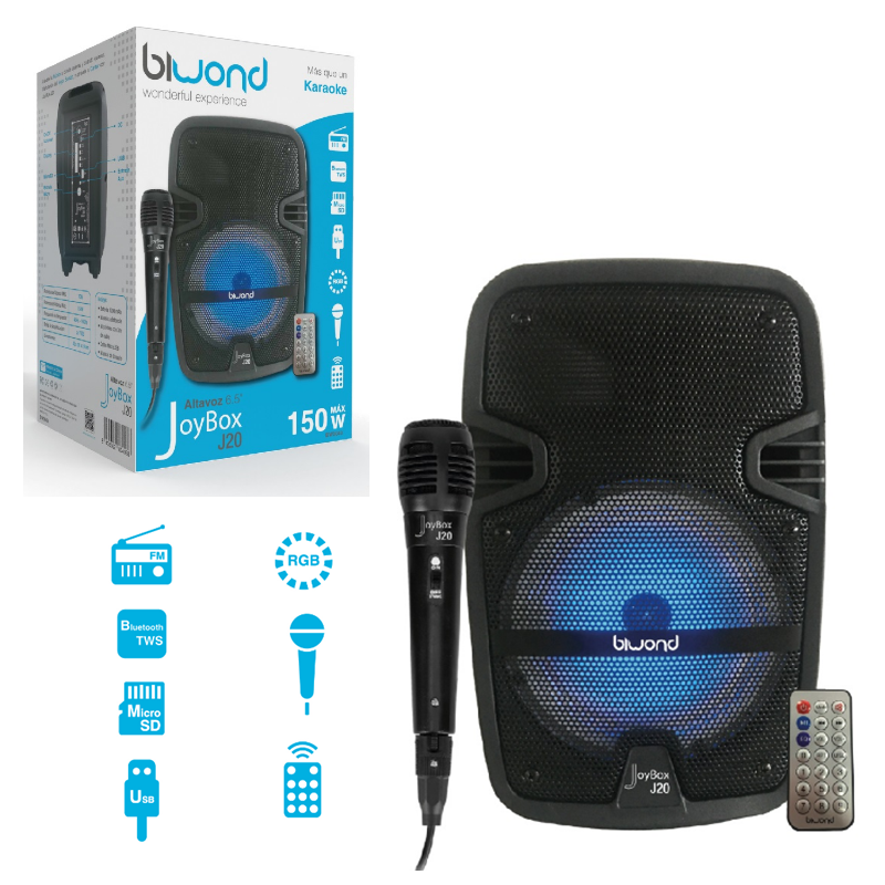 IBIZA SOUND PORT15UHF-MKII-TWS ALTAVOZ PORTATIL A BATERIAS USB/SD