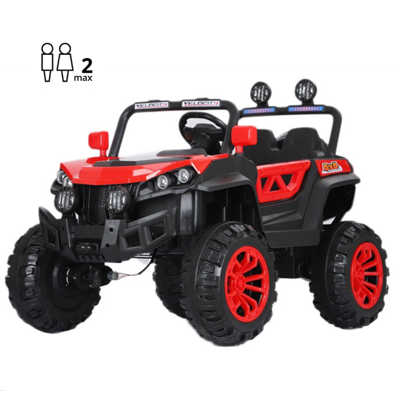 Carro Elétrico Crianças - BUGGY RODEO 4X4 / 12V / 2 Lugares / Vermelho - ATAA