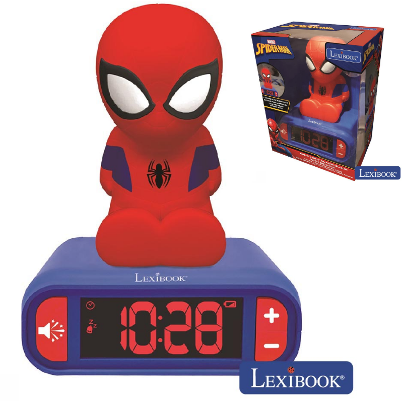 Relógio Despertador - Homem Aranha - LEXIBOOK