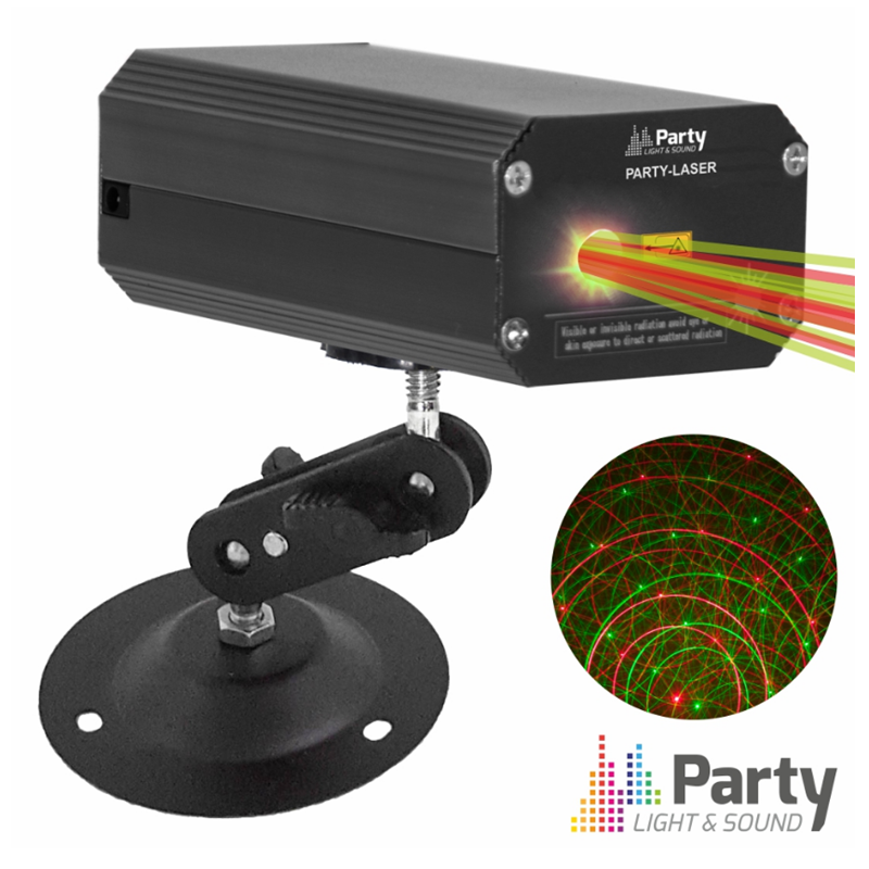 Projetor Laser - Vermelho / Verde / Mic - Party