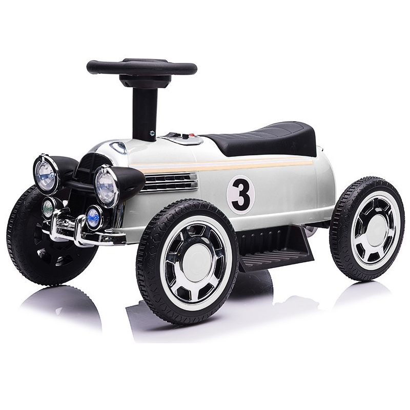 Carro Eléctrico Crianças - Vintage / 6V / Branco - ATAA