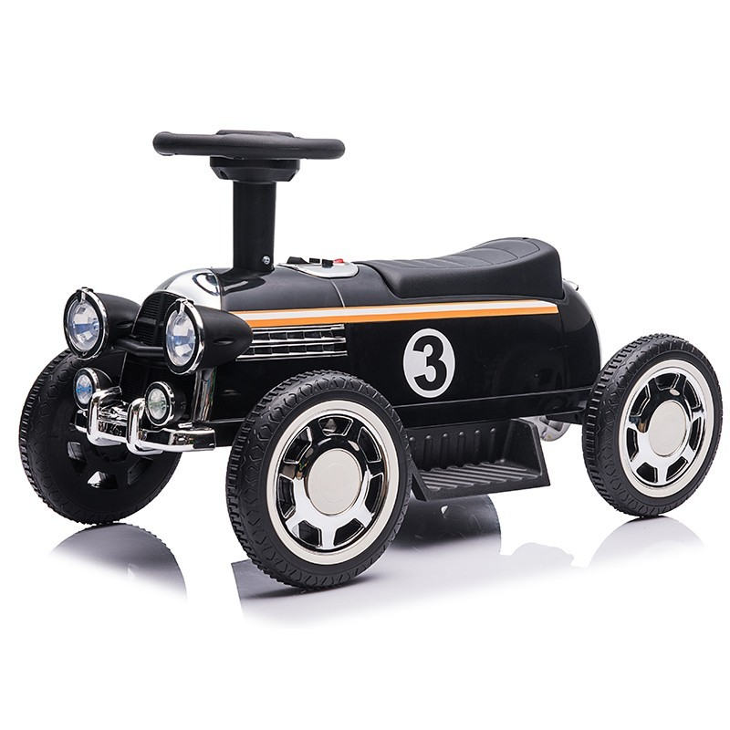 Carro Eléctrico Crianças - Vintage / 6V / Preto - ATAA
