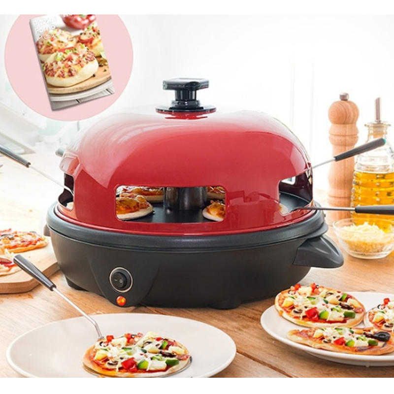 Forno Eléctrico - Mini Pizzas / 5 Espátulas / 700W - INNOVAGOODS