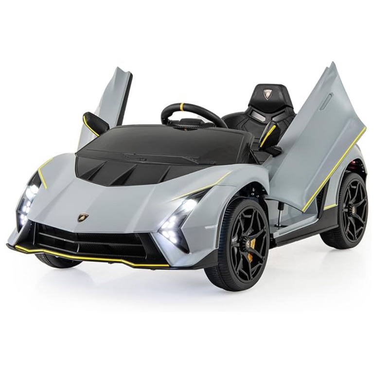 Carro Elétrico Crianças - Lamborghini Cinzento- PROPREMIUM