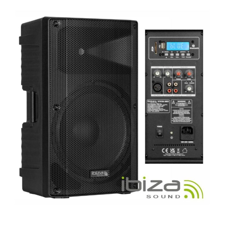 Coluna Amplificada 10" 300W / BT / TWS - IBIZA