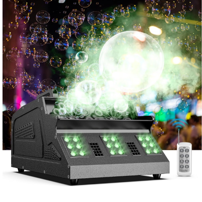 Máquina 3 em 1 - Fumos / Bolas Sabão / Efeito LED RGB - 1500W DMX- PROPREMIUM